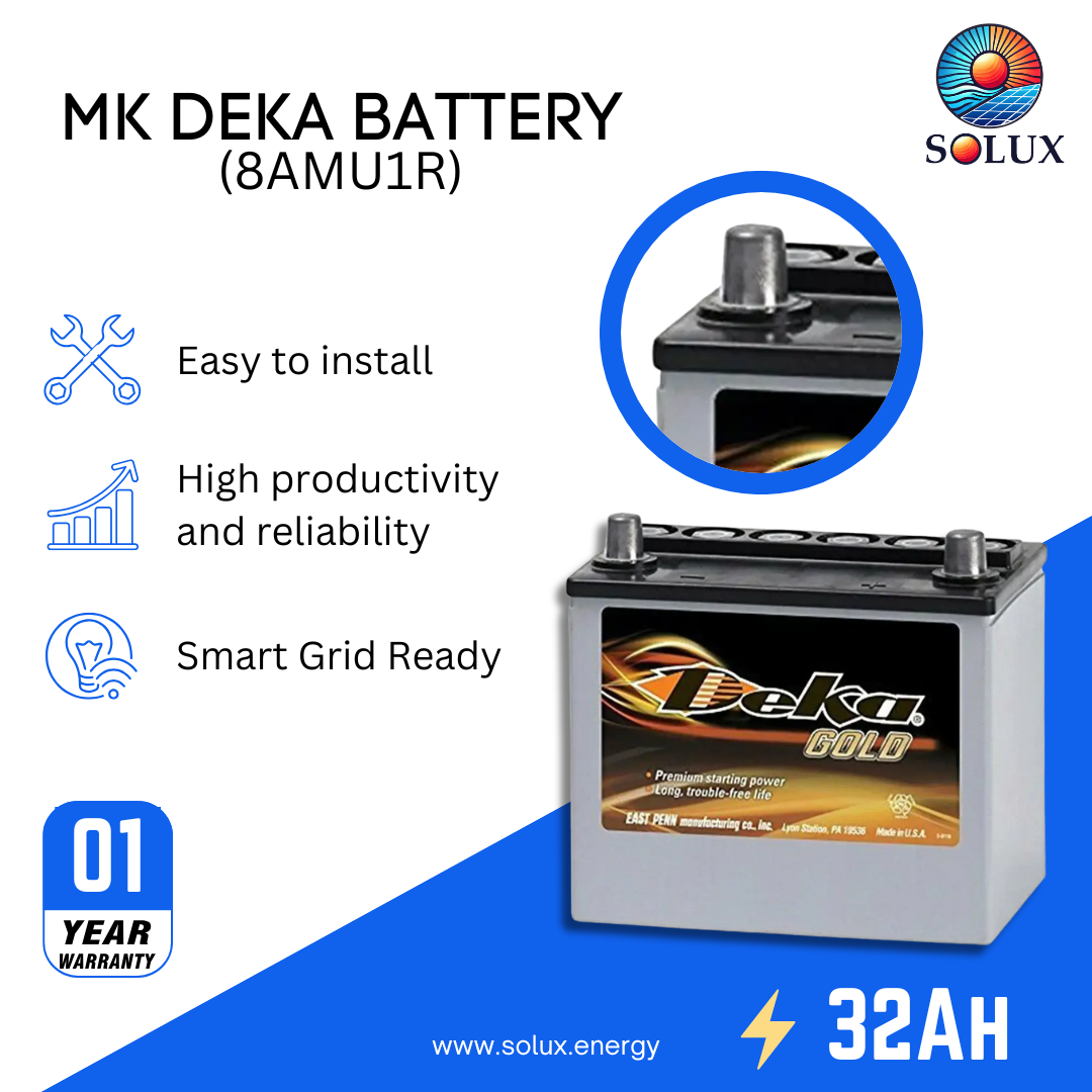 This is an image of MK Deka Mazda Maita Battery FLA 8AMU1R